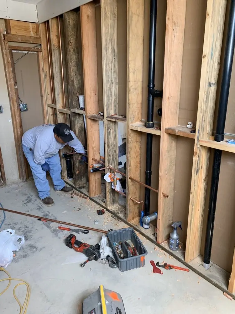 Commercial rough-in plumbing for Gas Line Repair in St. Robert